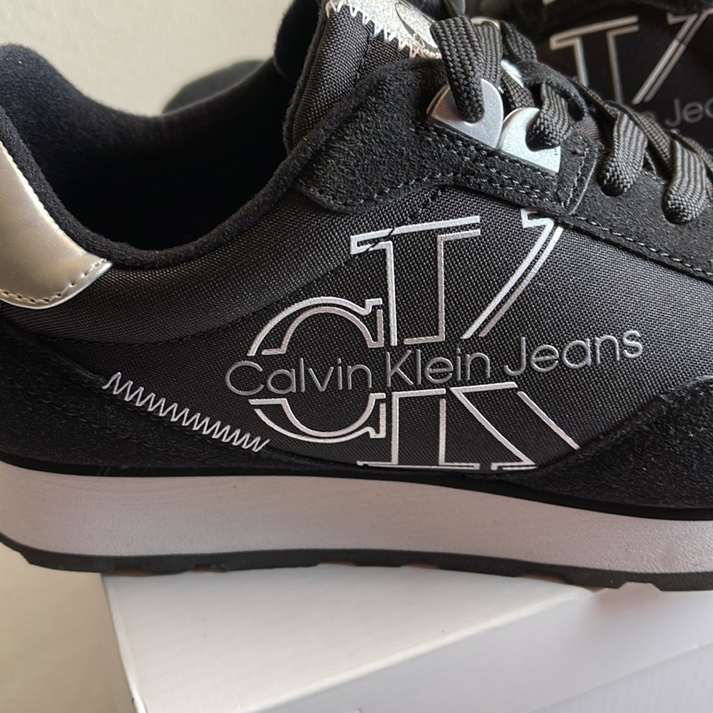 Calvin Klein Jeans Men’s Eden Black SY Sneakers Various Sizes. New With box. - Picture 4 of 11